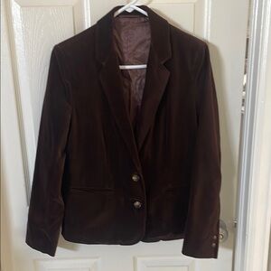 Vintage Brown velvet Women's Blazer - The Fashion Place. Sears, Roebuck and Co.
